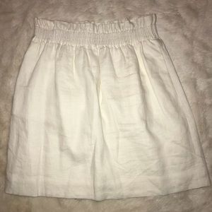 White J.Crew skirt size 4